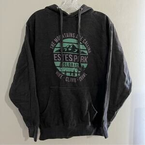 MJ Apparel Activewear Estes Park Colorado Pull Over Hoodie | Men’s Size Small